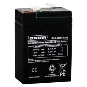 Akum. Grom 6 V 5 Ah AGM 71x47x101mm