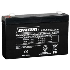Akum. Grom 6 V 7.2 Ah AGM 151x34x97mm